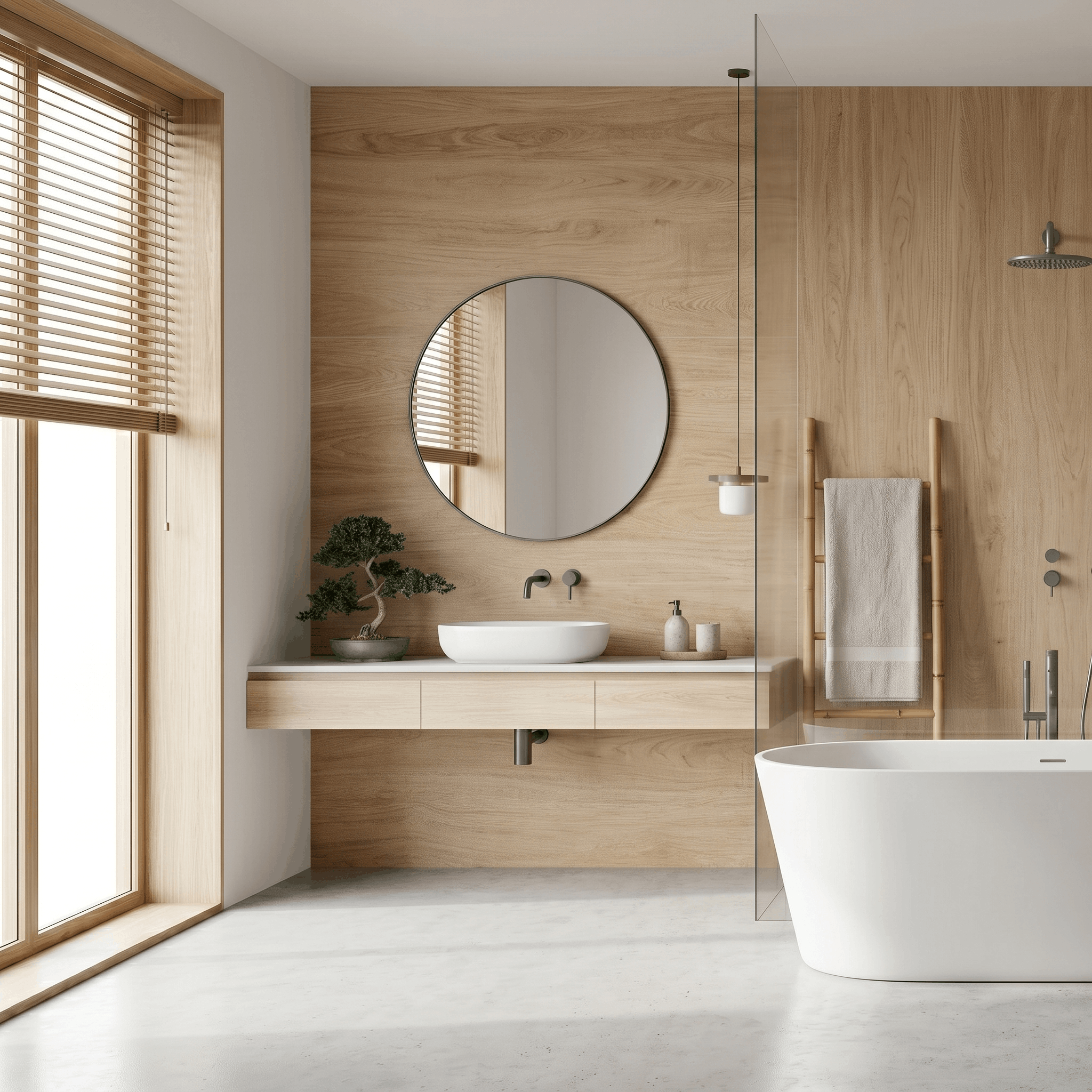Japandi — Bathroom Tiles Inspiration