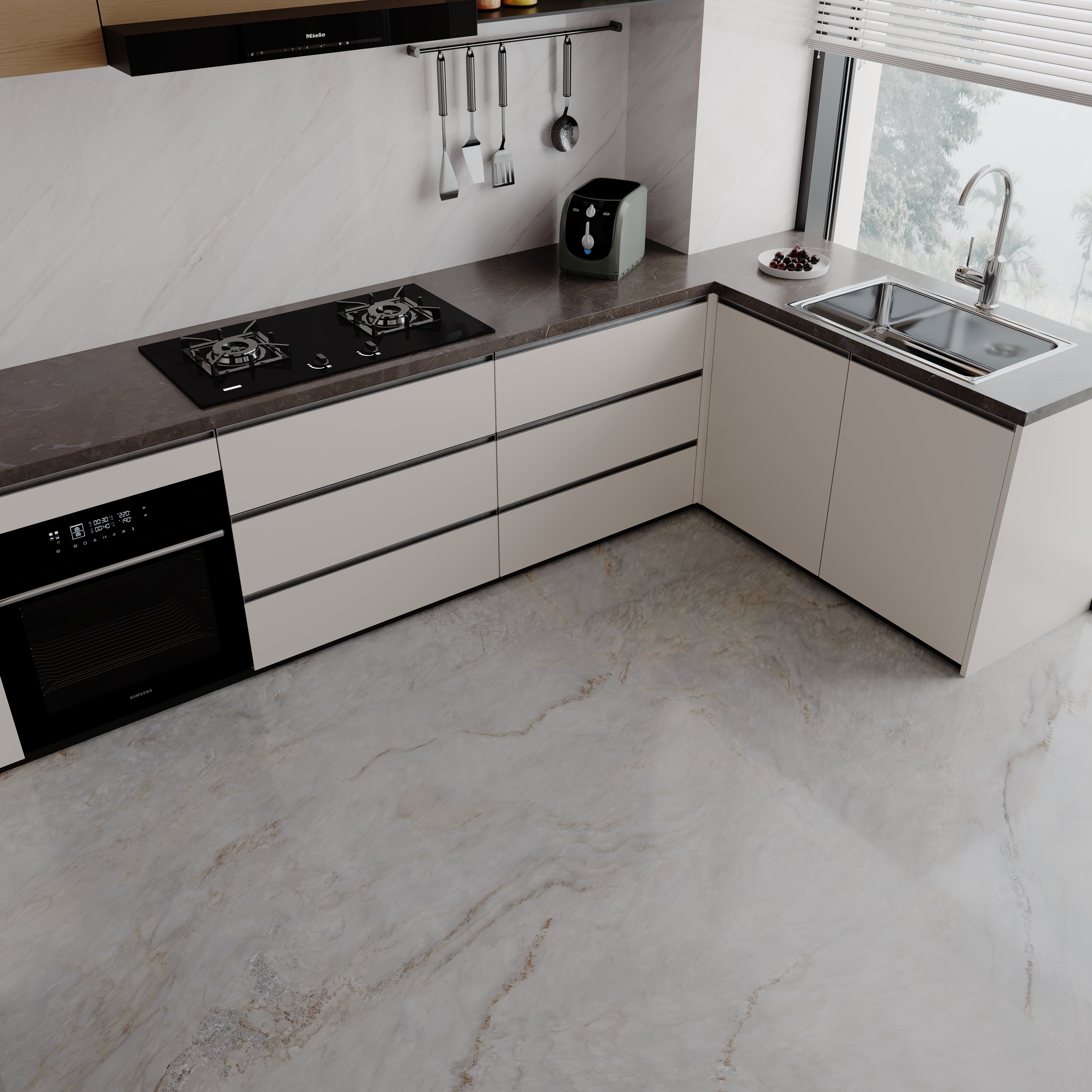 Contemporary — Kitchen Tiles Inspiration